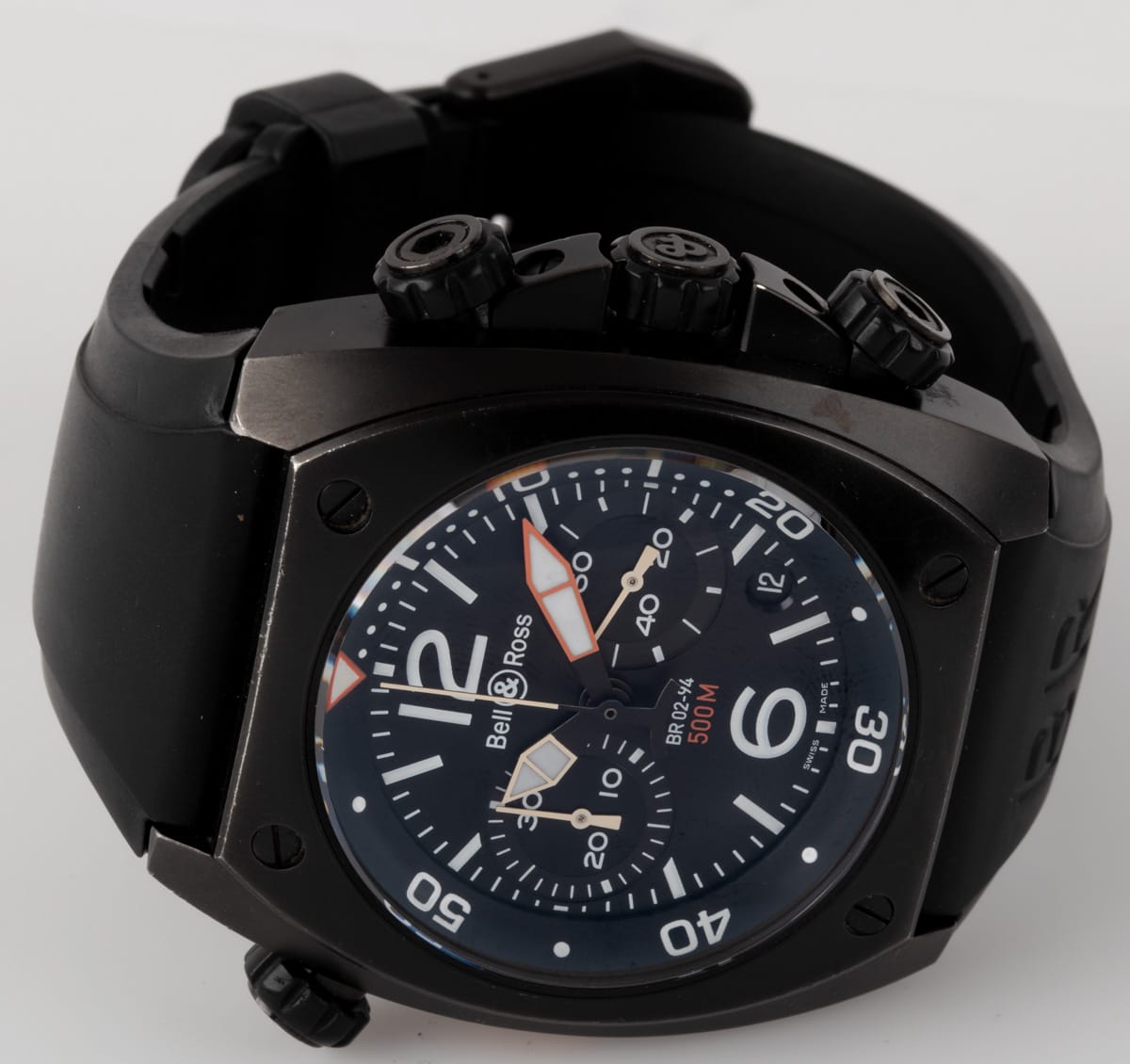 Front View of BR 02-94 Marine Chronograph