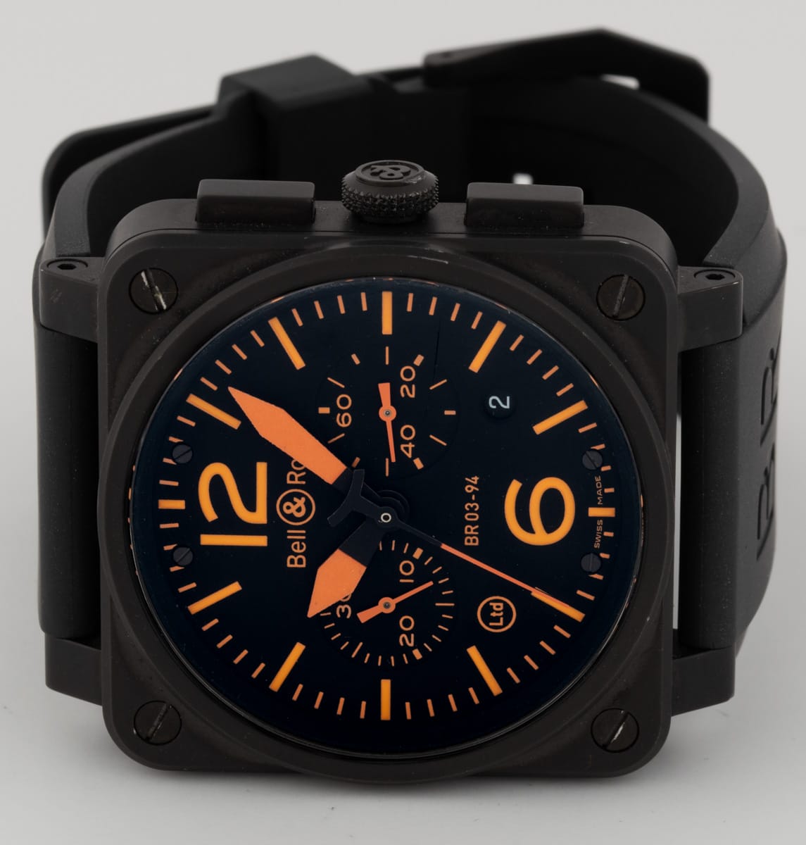 Front View of BR 03-94 Chronograph Limited Edition 