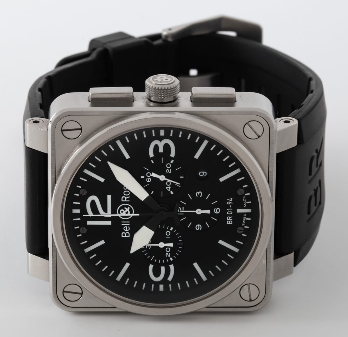 Front View of BR 01-94 Chronograph