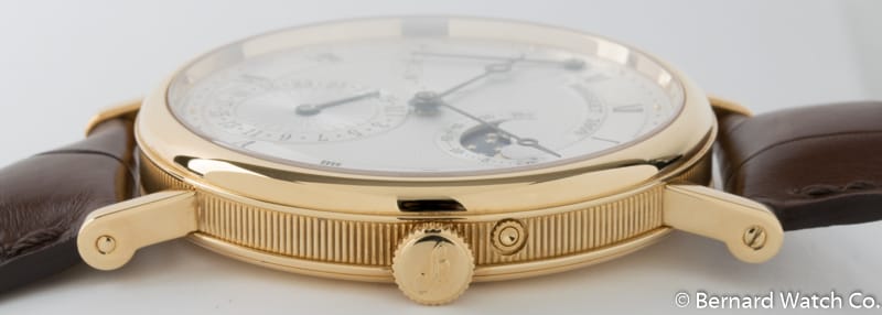 Crown Side Shot of Classique 7137 Moonphase Power Reserve