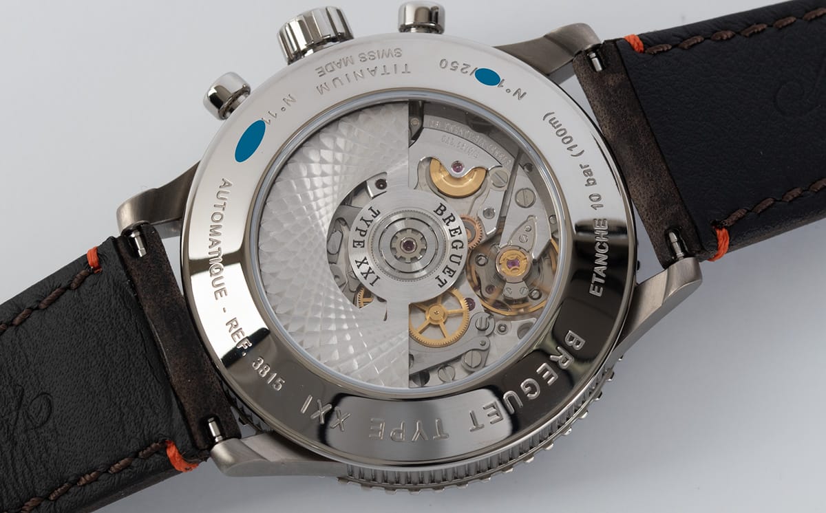 Caseback of Type XXI Flyback LE