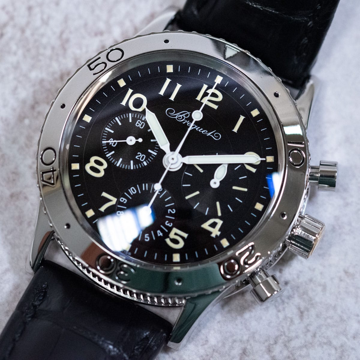 Extra Shot of Type XX Aeronavale Flyback Chrono