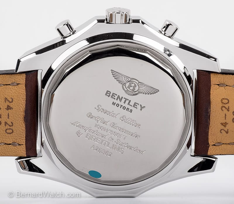 Caseback of Bentley Motors T