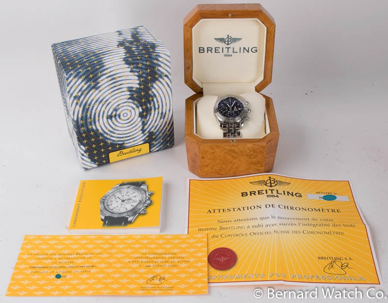 Box / Paper shot of Chronomat Evolution 'P.A.N. Frecce Tricolori'