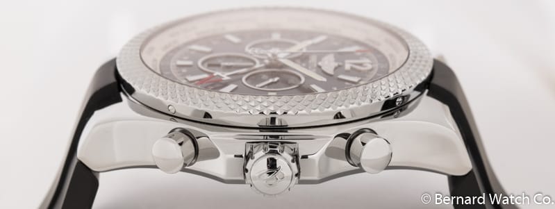 Crown Side Shot of Bentley GMT Chronograph