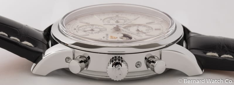 Crown Side Shot of TransOcean Chronograph 1461