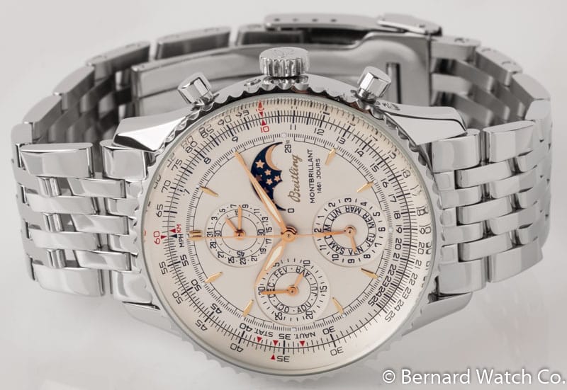 Front View of Navitimer Montbrillant Chronograph 1461