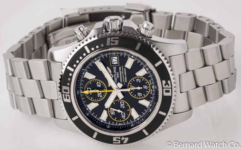 Front View of SuperOcean Chronograph 'SteelFish'