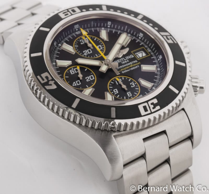 9' Side Shot of SuperOcean Chronograph 'SteelFish'