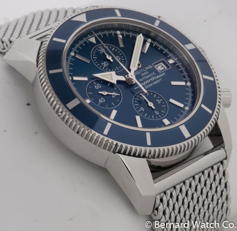9' Side Shot of SuperOcean Heritage Chronograph