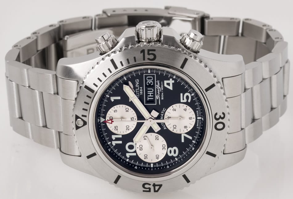 Front View of SuperOcean SteelFish 44 Chronograph