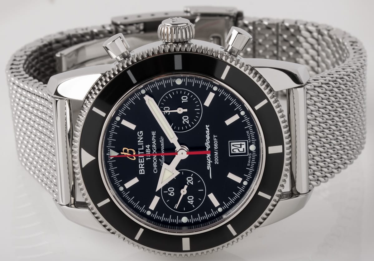 Front View of SuperOcean Heritage Chronograph 44