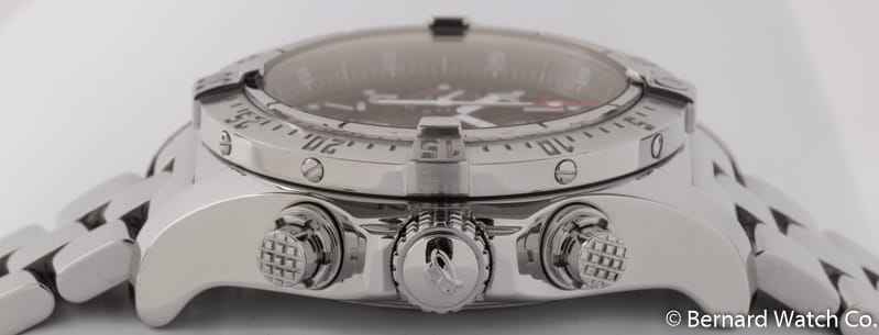 Crown Side Shot of Avenger Skyland Chronograph