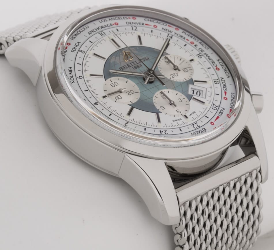 9' Side Shot of Transocean Unitime Chronograph