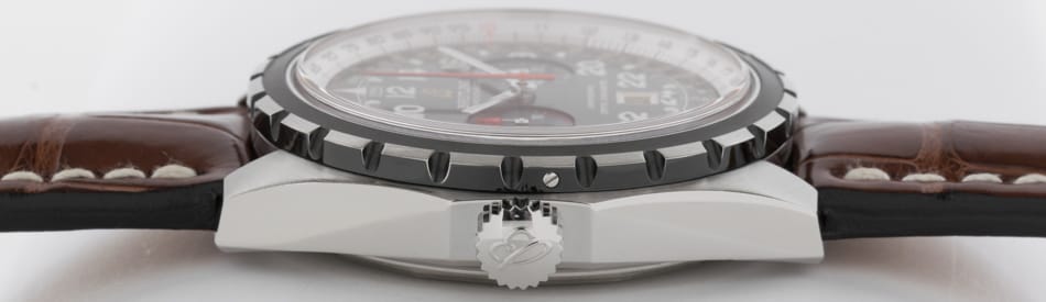 Crown Side Shot of Chrono-Matic LE 24H
