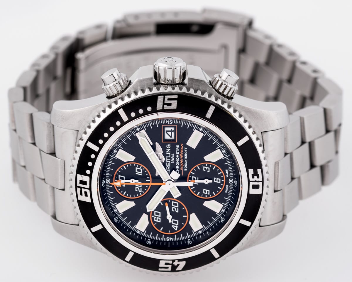 Front View of SuperOcean Chronograph 'SteelFish'