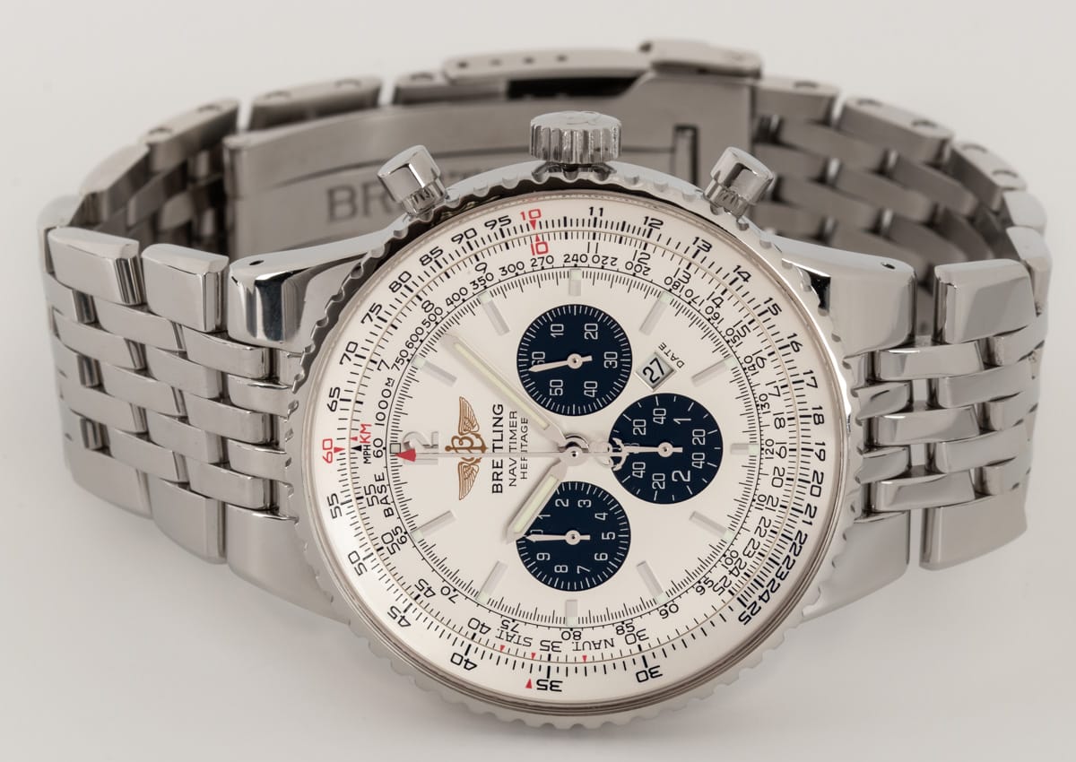 Front View of Navitimer Heritage Chronograph