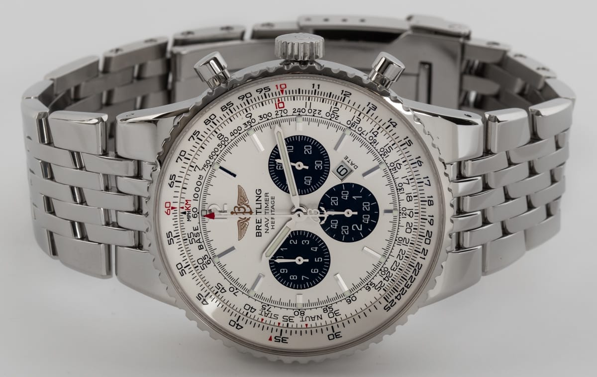 Front View of Navitimer Heritage Chronograph