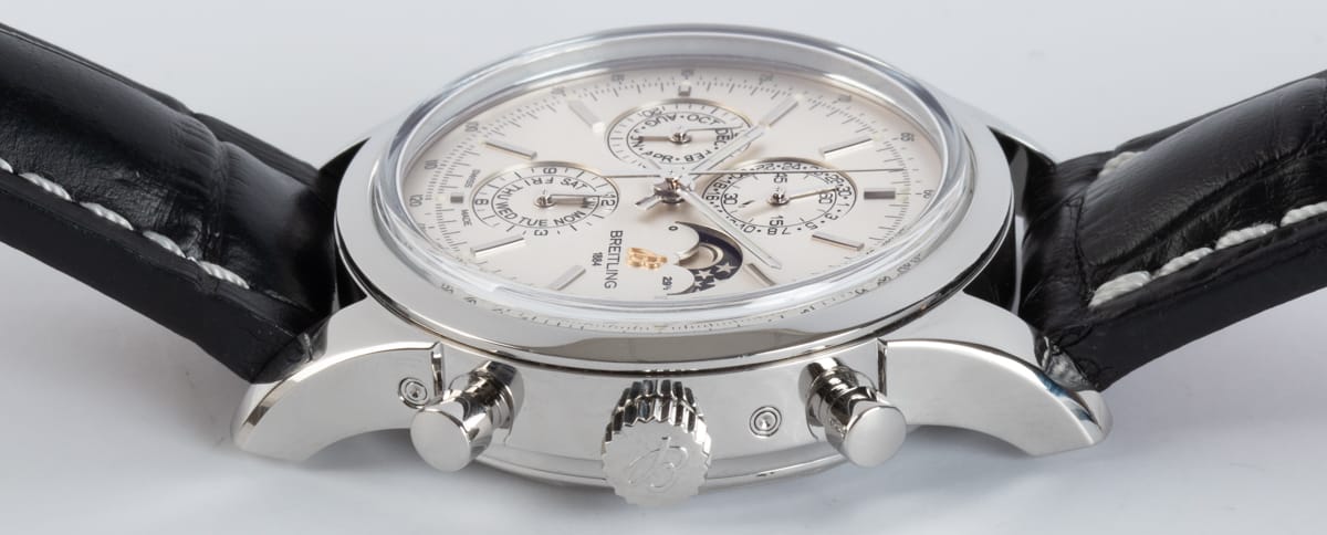 Crown Side Shot of TransOcean Chronograph 1461
