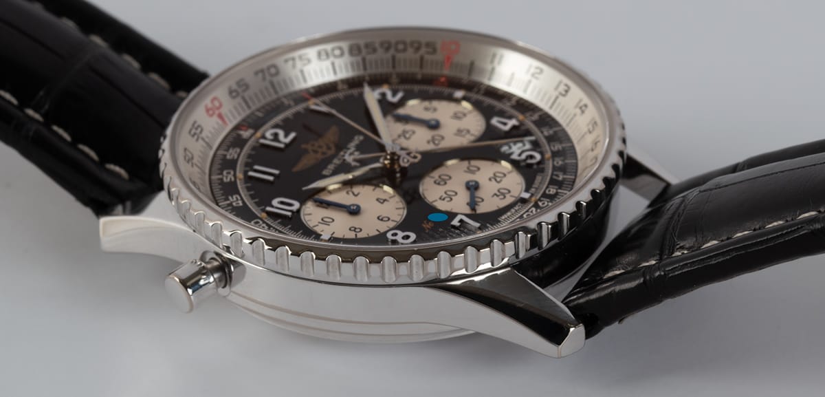 9' Side Shot of Navitimer Rattrapante LE 38mm