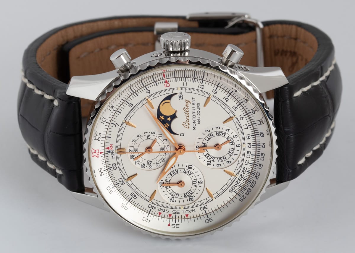 Front View of Navitimer Montbrillant Chronograph 1461