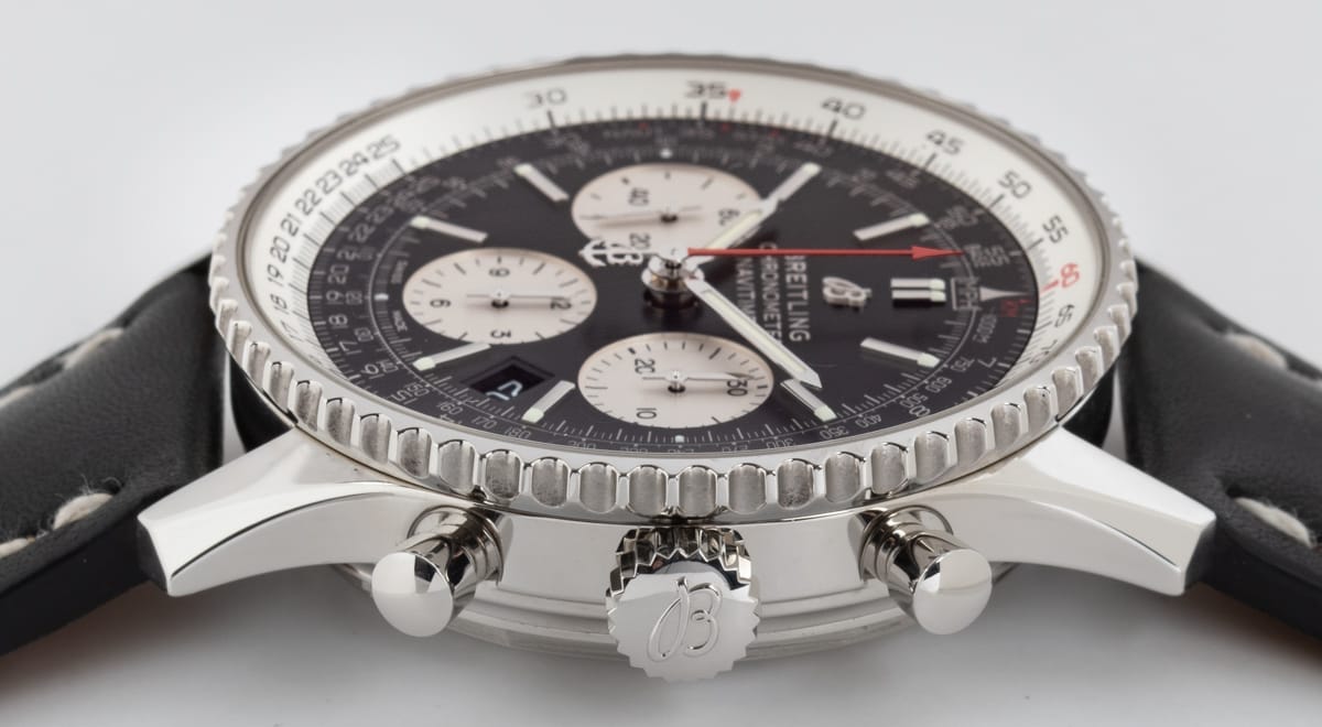 Crown Side Shot of Navitimer 1 B01 Chronograph 43