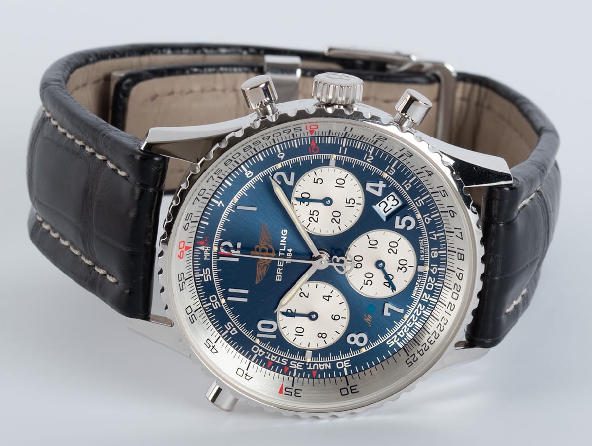 Front View of Navitimer Rattrapante LE