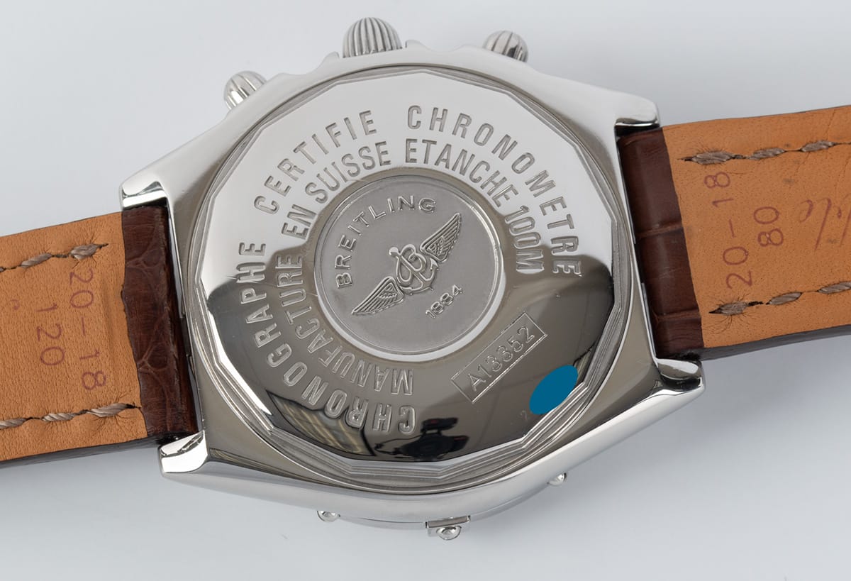 Caseback of Chronomat