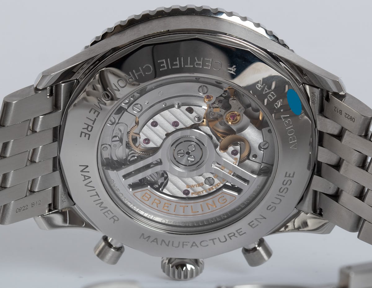 Movement Shot of Navitimer B01 Chronograph 46