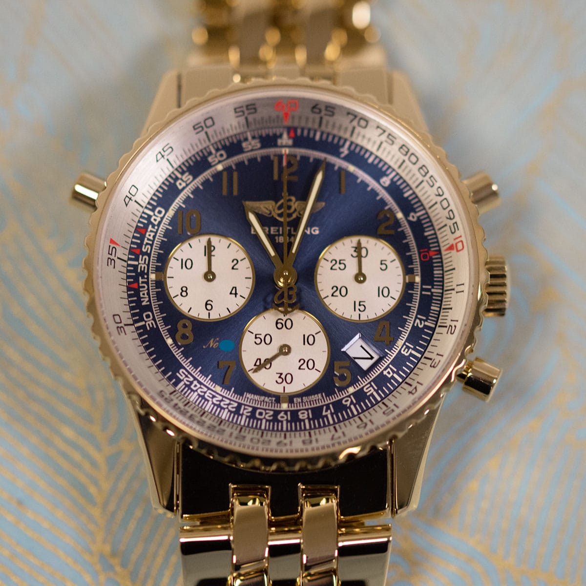 Extra Shot of Navitimer Rattrapante LE 38mm