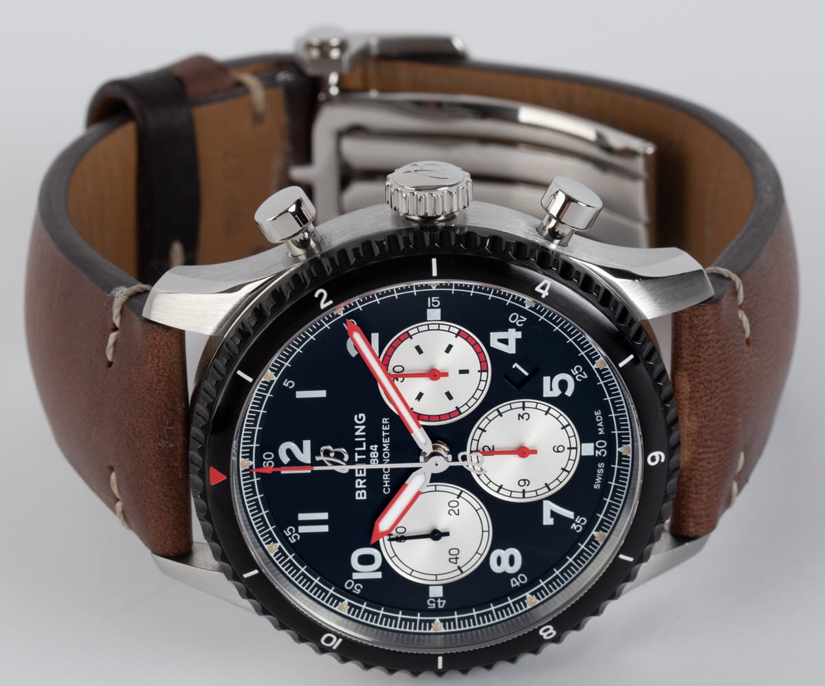 Front View of Aviator 8 Chronograph 'Mosquito'