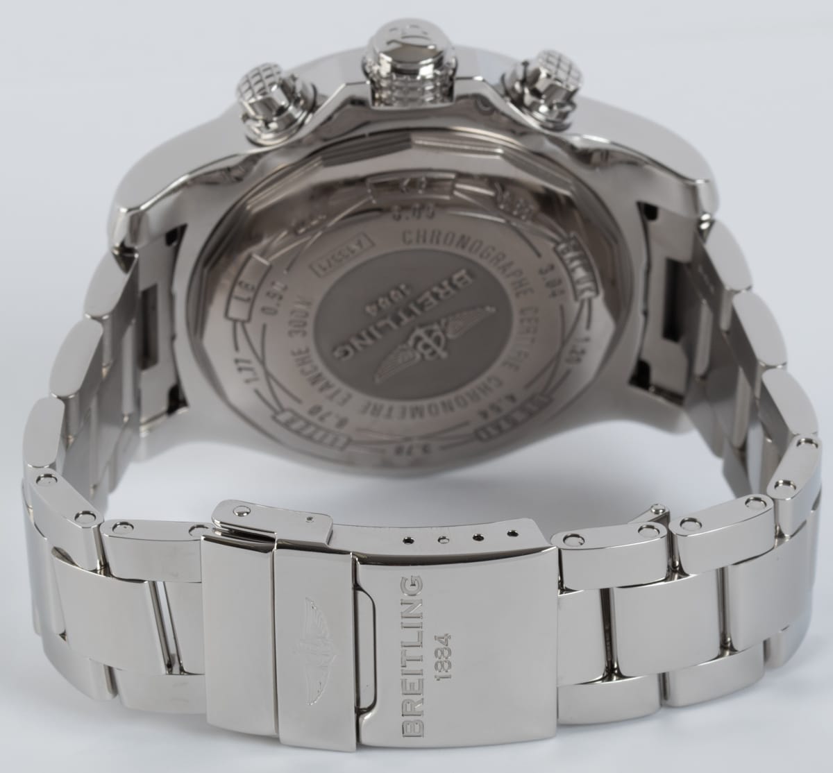 Rear / Band View of Super Avenger II Chronograph
