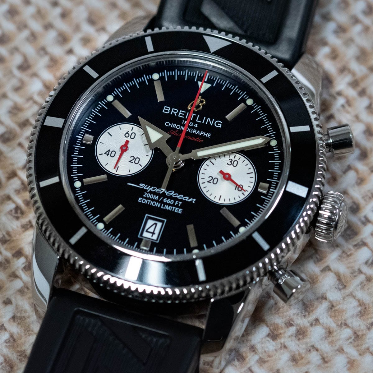 Stylied photo of  of SuperOcean Heritage Chronograph Limited 125th Anniversary