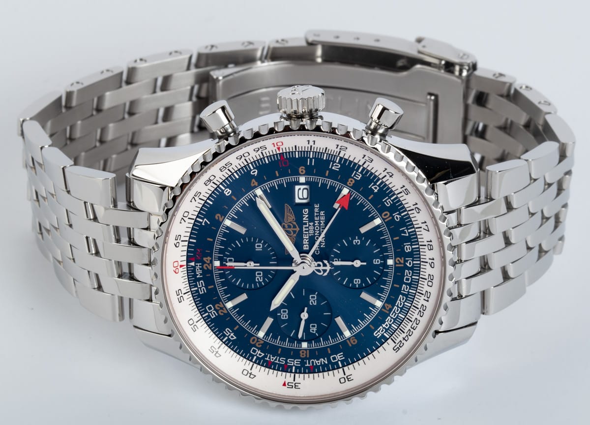 Front View of Navitimer Chrono GMT 46