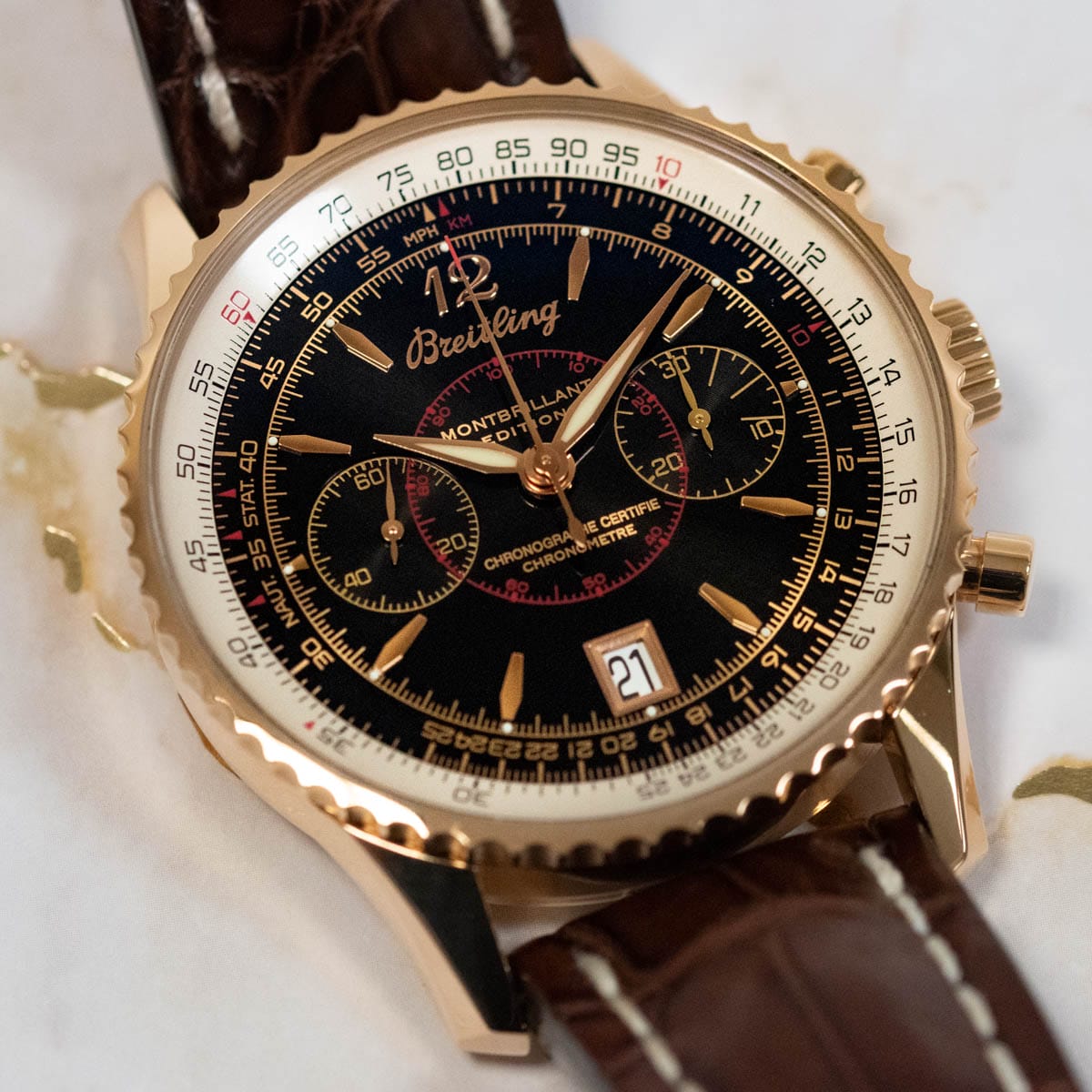 Stylied photo of  of Navitimer Montbrillant Limited Edition