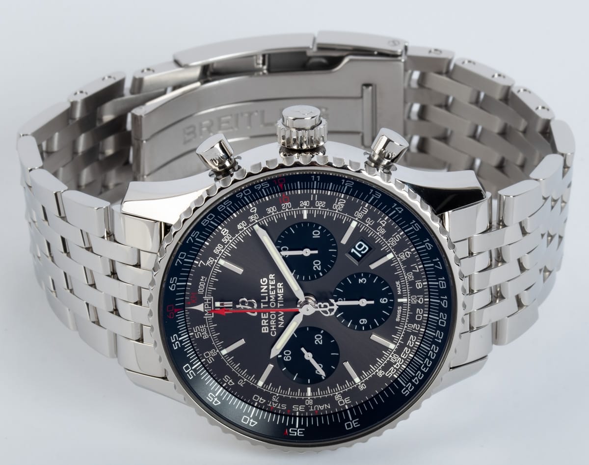 Front View of Navitimer 1 Rattrapante Chronograph