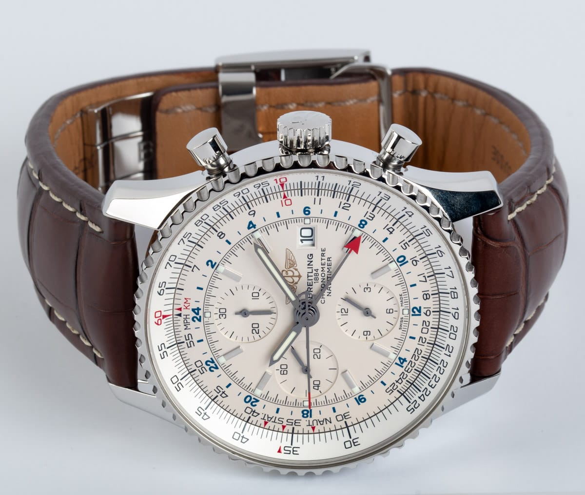 Front View of Navitimer Chrono GMT 46