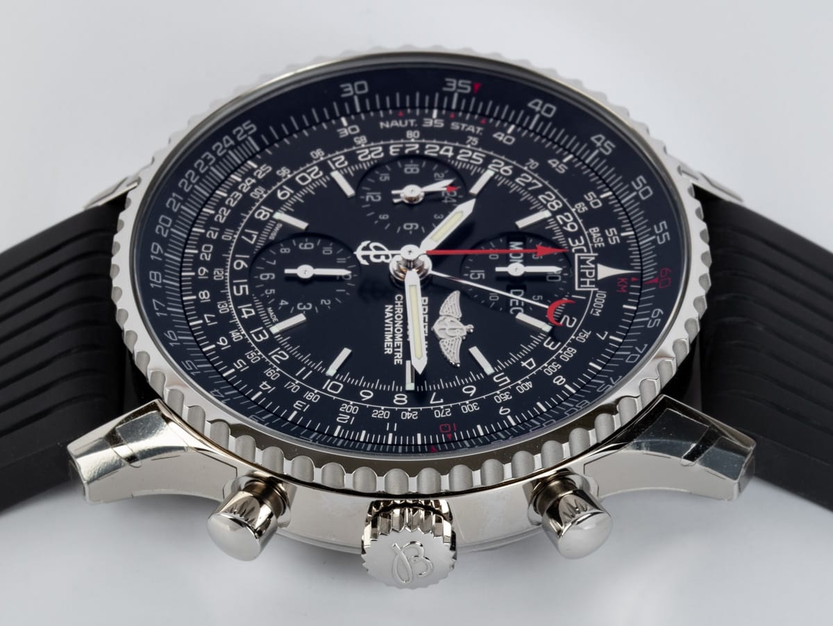 Crown Side Shot of Navitimer 1884 Limited Edition