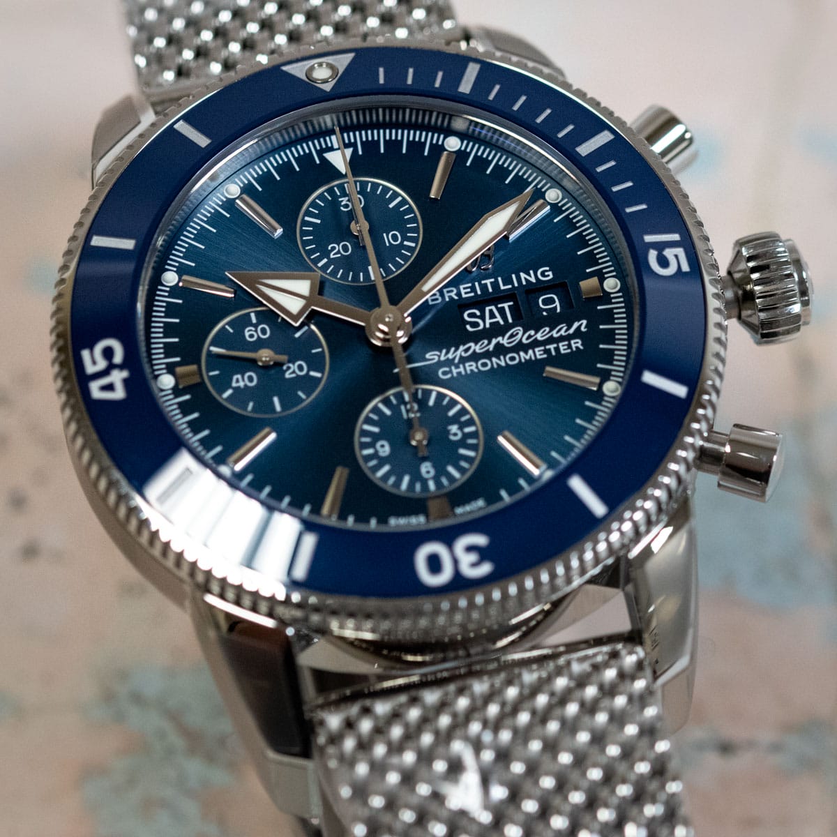 Extra Shot of Superocean Heritage Chronograph 44