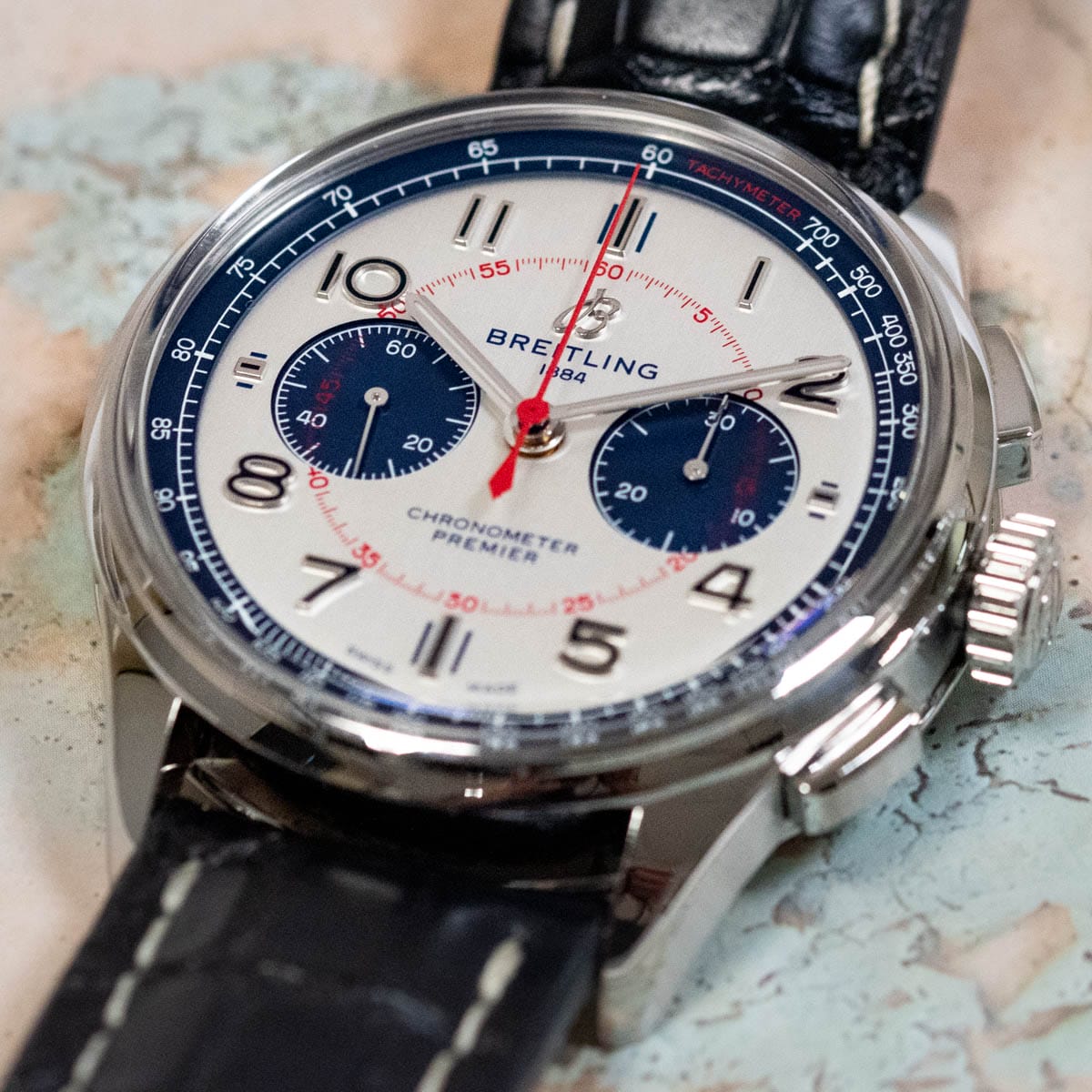 Extra Shot of Premier B01 Chronograph 42