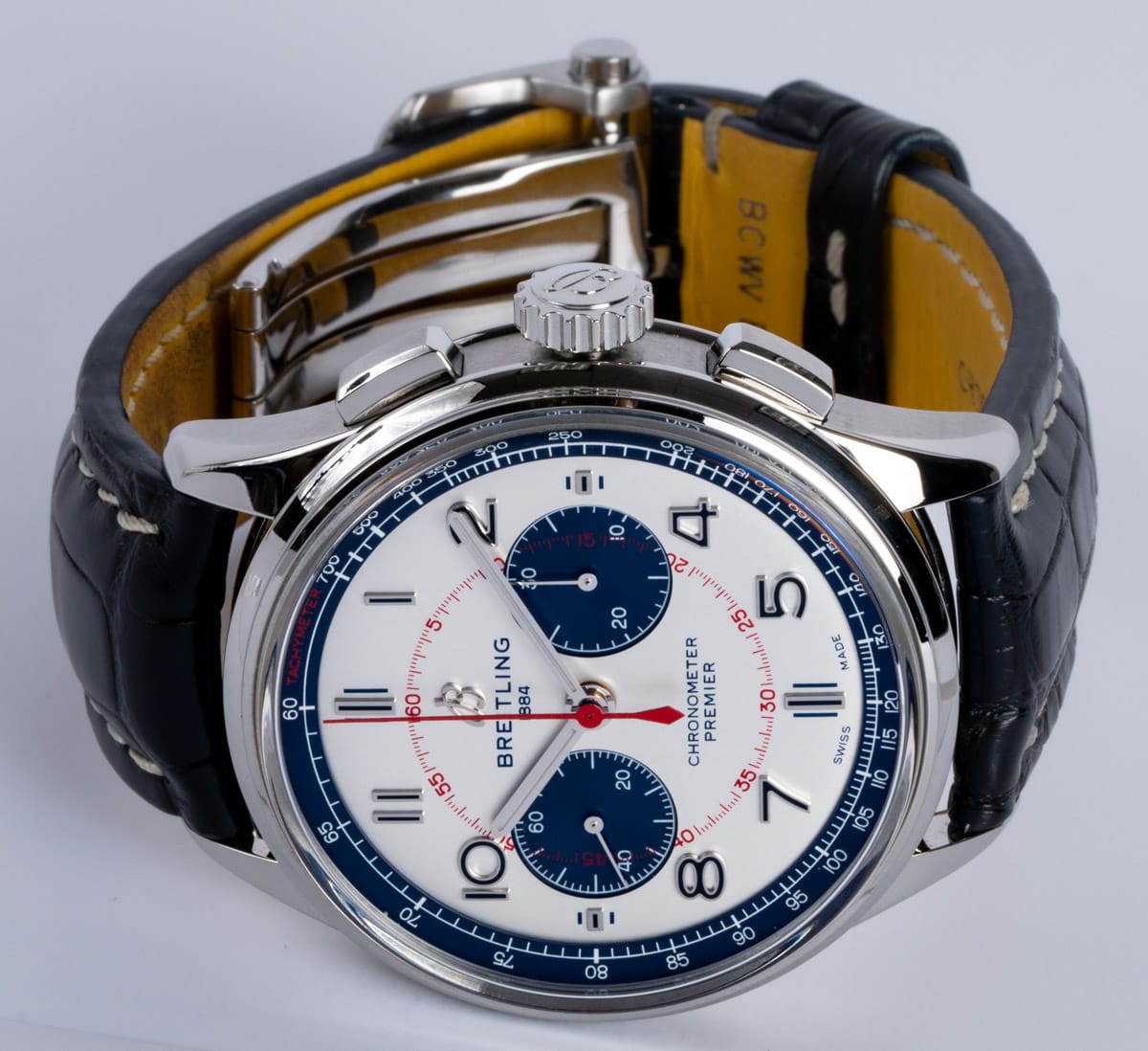 Front View of Premier B01 Chronograph 42