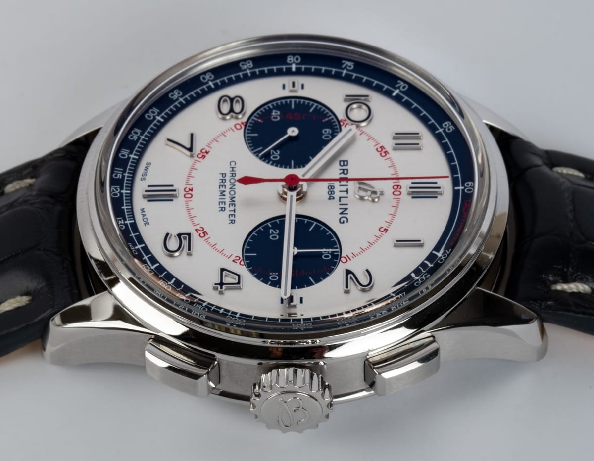 Crown Side Shot of Premier B01 Chronograph 42