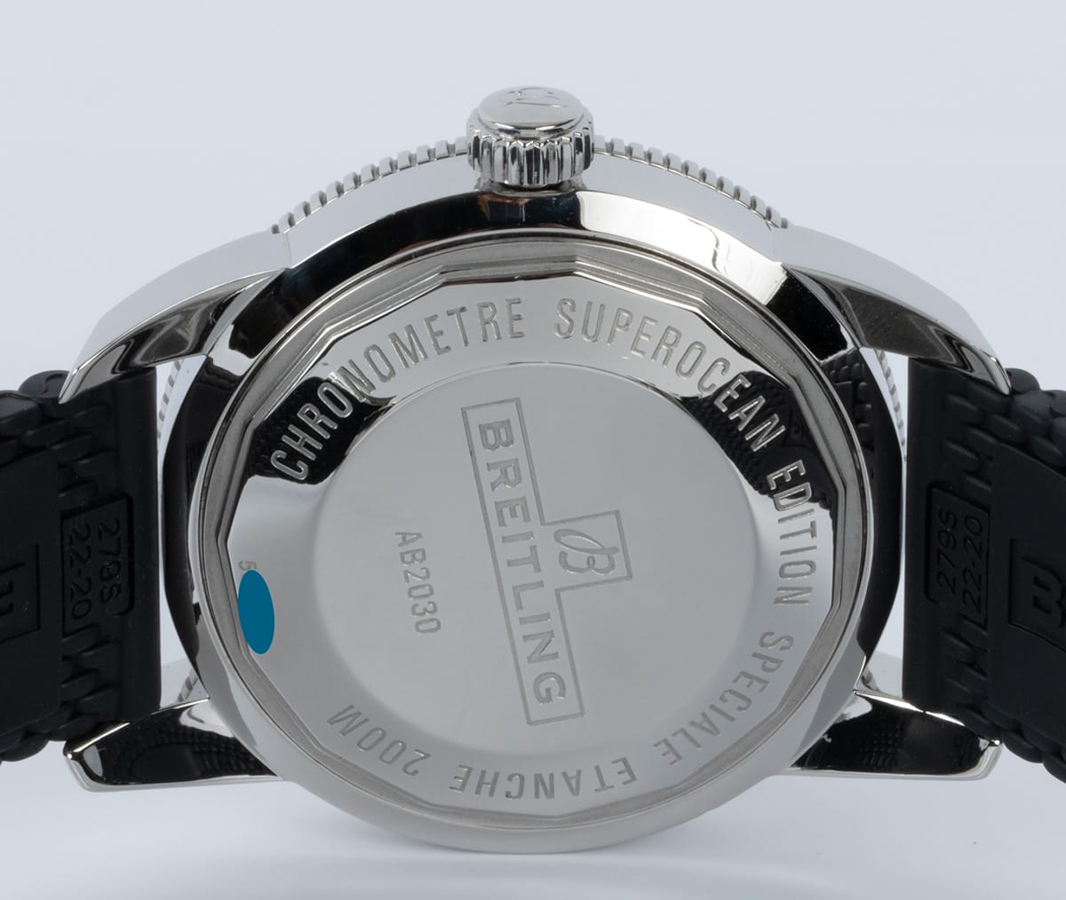 Caseback of SuperOcean Heritage B20 44