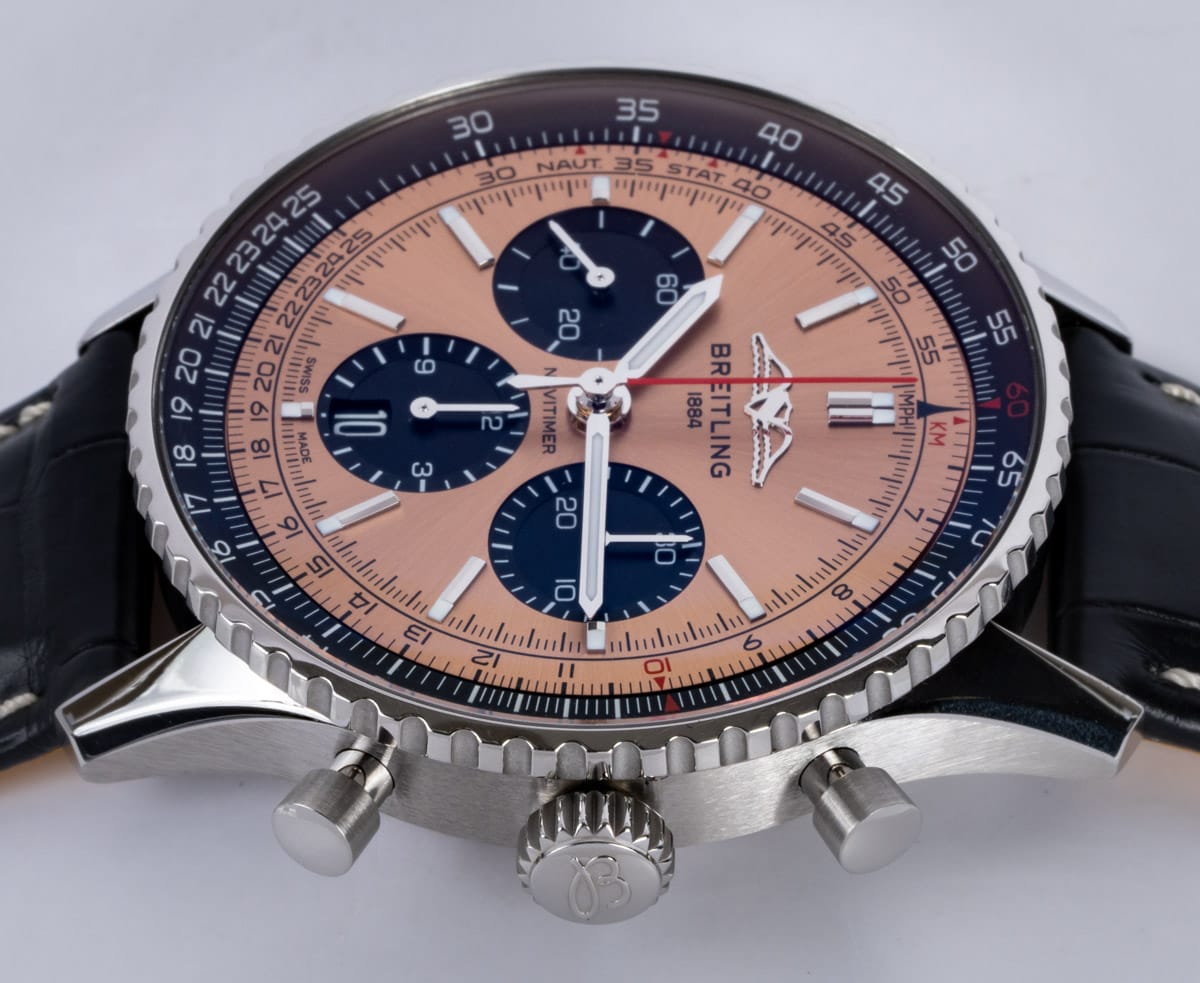 Crown Side Shot of Navitimer B01 Chronograph 43