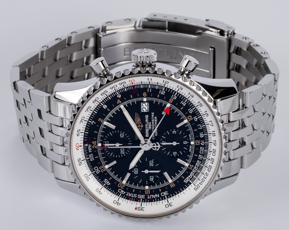 Front View of Navitimer Chrono GMT 46