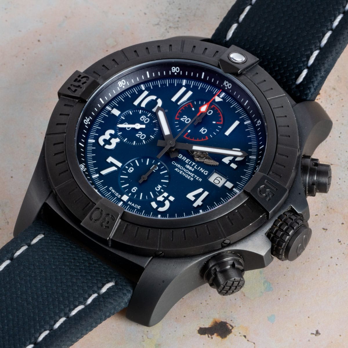 Stylied photo of  of Super Avenger Chronograph 48 Night Mission