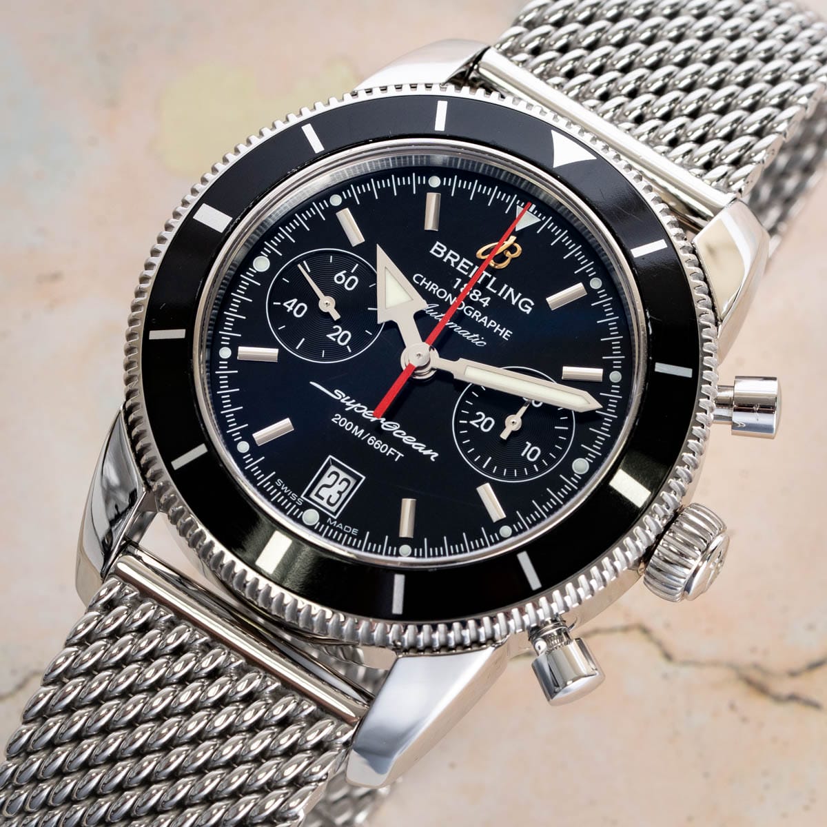 Stylied photo of  of SuperOcean Heritage Chronograph 44