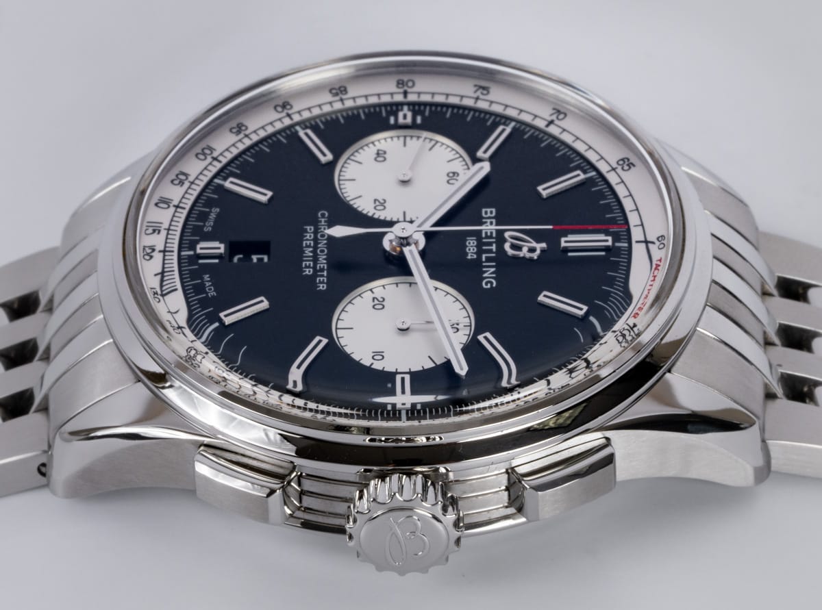 Crown Side Shot of Premier B01 Chronograph 42