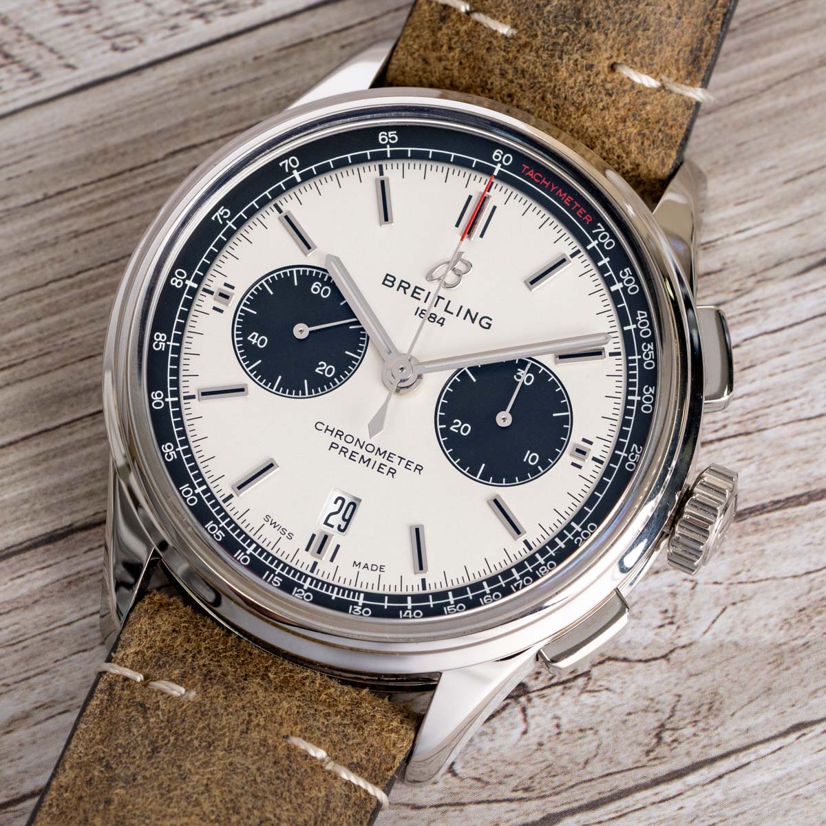 Stylied photo of  of Premier B01 Chronograph 42