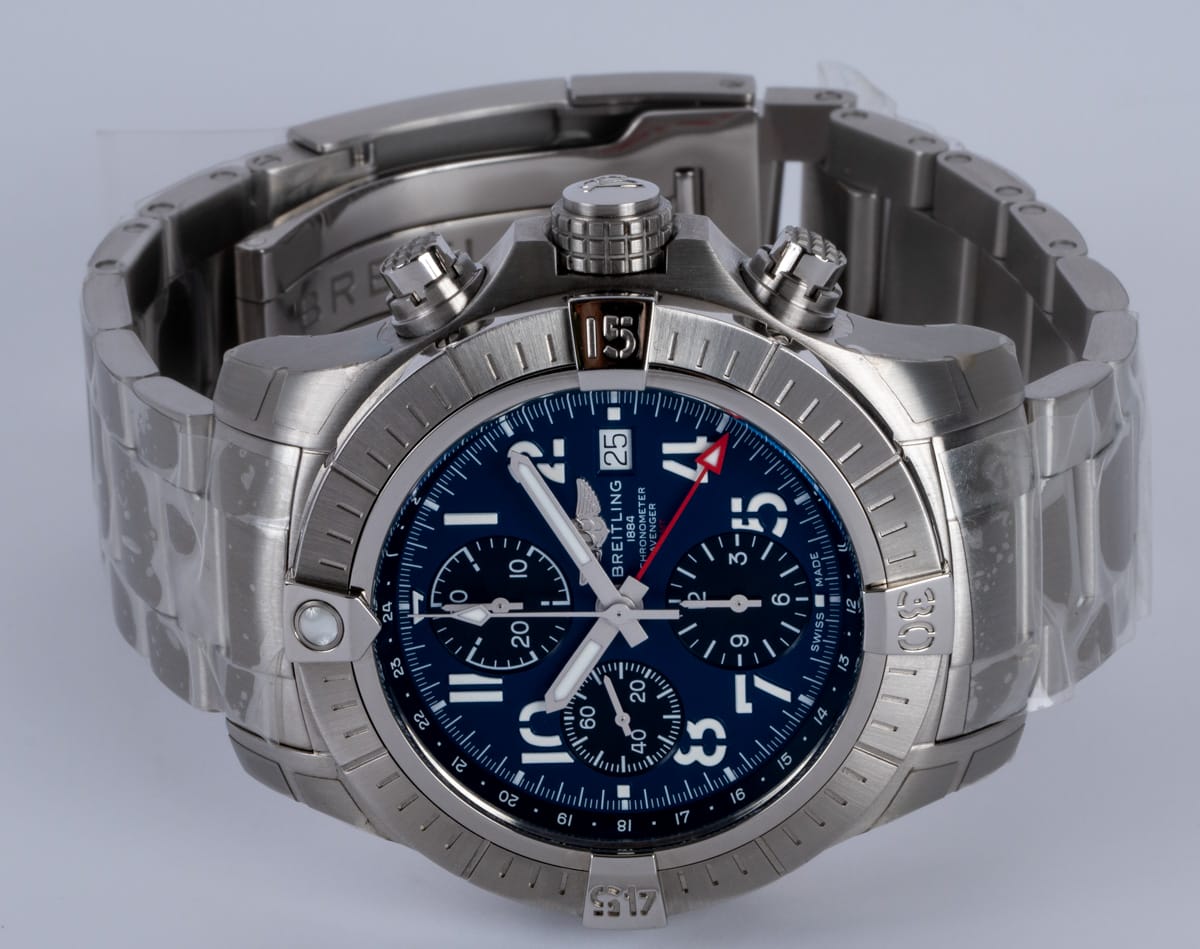 Front View of Avenger Chronograph GMT 45